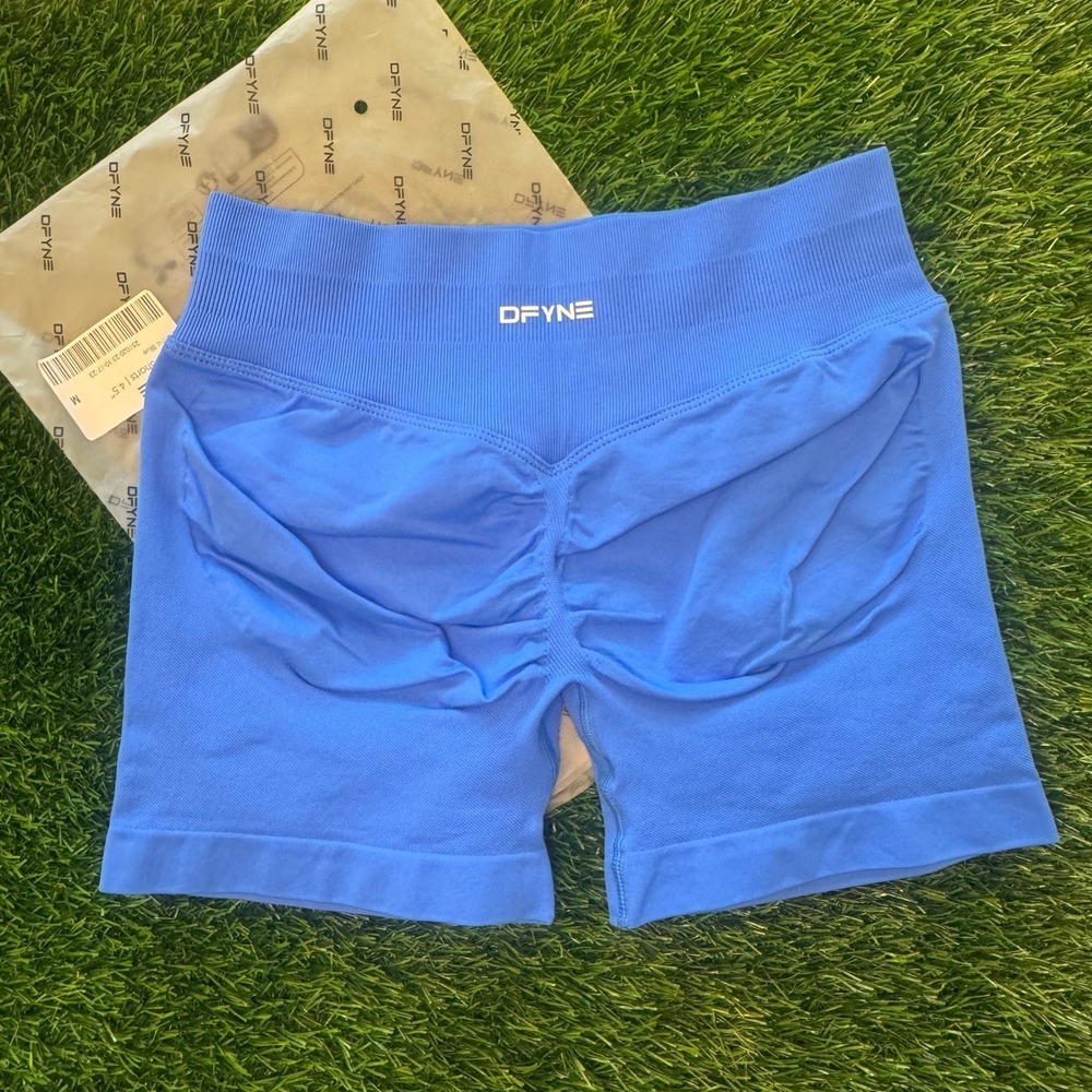 Dfyne impact shorts 4.5" electric blue medium